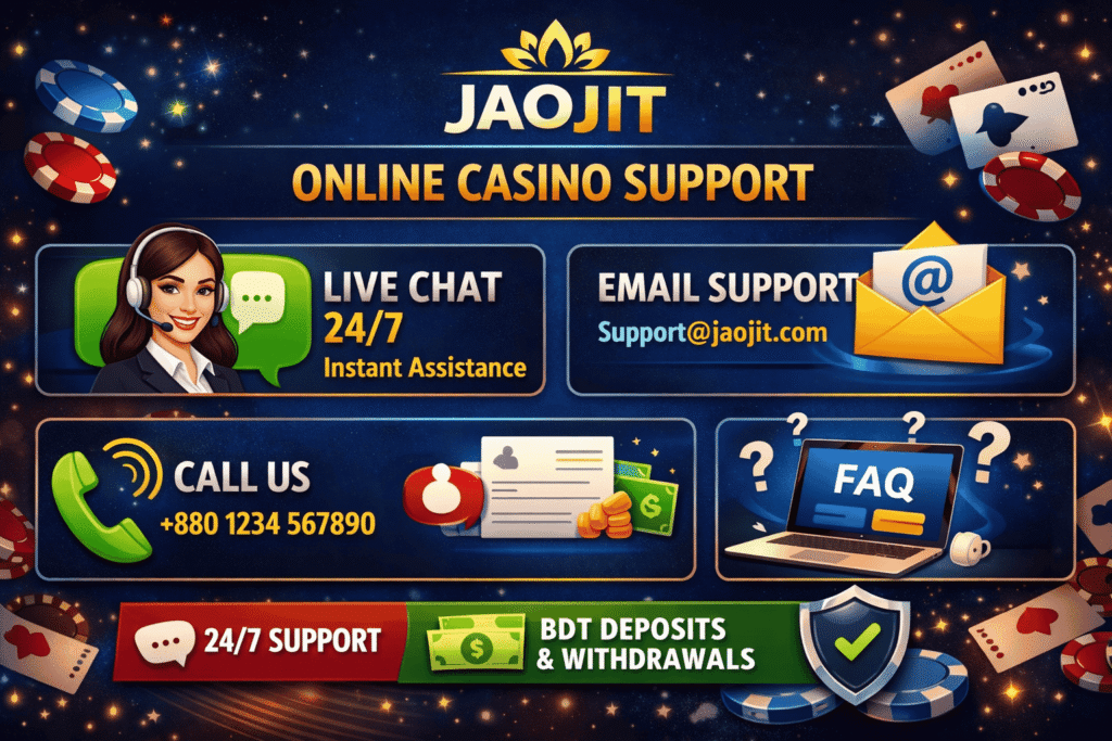 jaojit online casino customer support bangladesh