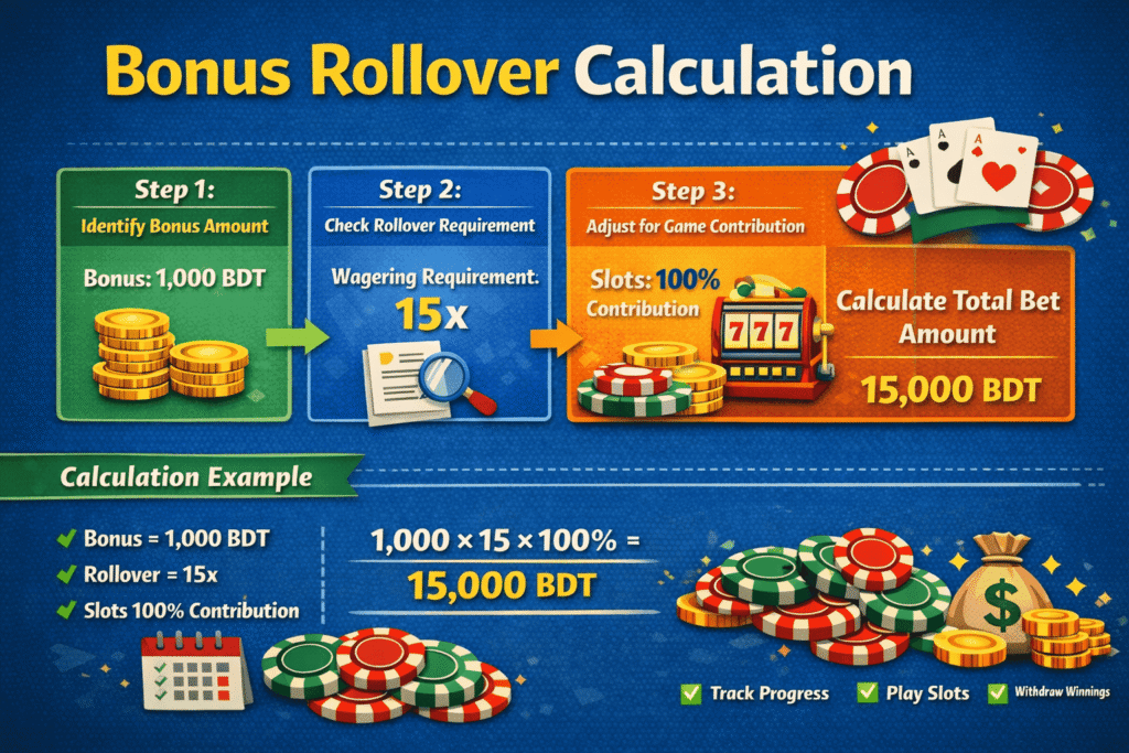 jaojit bonus rollover calculation example bdt